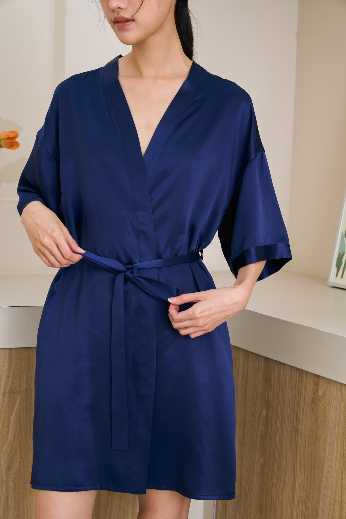 Silk Dressing Robe Silk Dressing Gowns | LYVANNA Australia