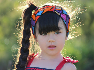 kid silk headband colour