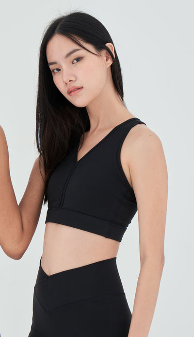Anna sport bra black