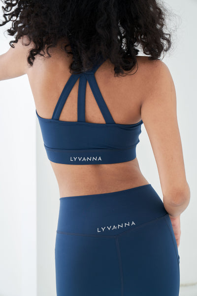 Anna sport bra navy